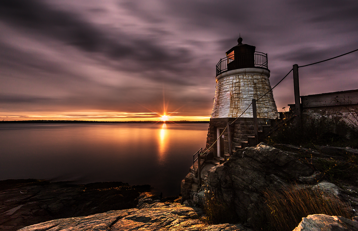 Castle Hill Lighthouse Sunset 04